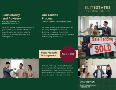 Full Service Property Management Brochure Template Preview 2