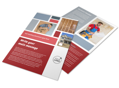 Home Remodeling Flyer Template preview