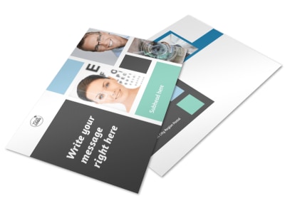 Laser Vision Postcard Template 2 preview
