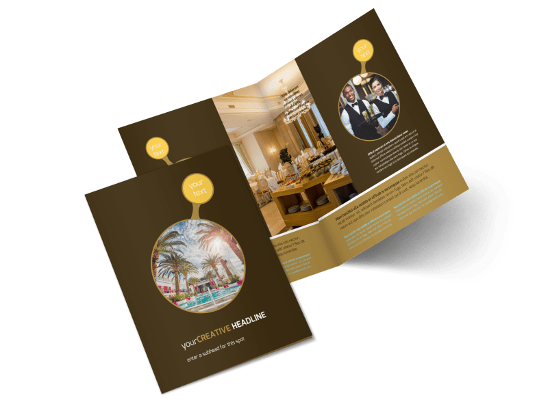 Luxury Hotel Brochure Template Preview 1