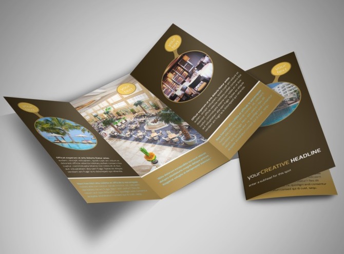 hotel brochure template free