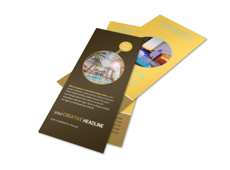 Luxury Hotel Flyer Template Preview 1