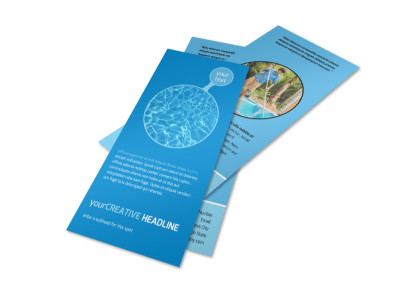 Residential Pool Cleaning Flyer Template 2 preview
