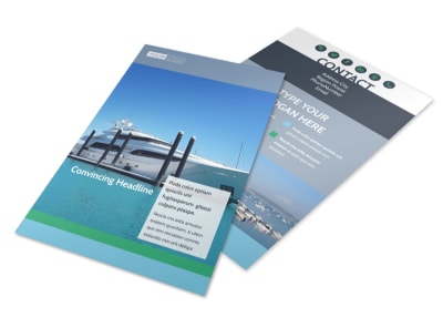 Marine Insurance Flyer Template 3 preview
