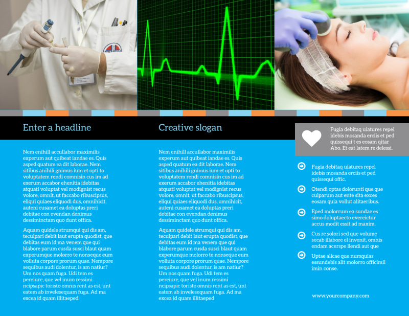 Medical Device Tri-Fold Brochure Template