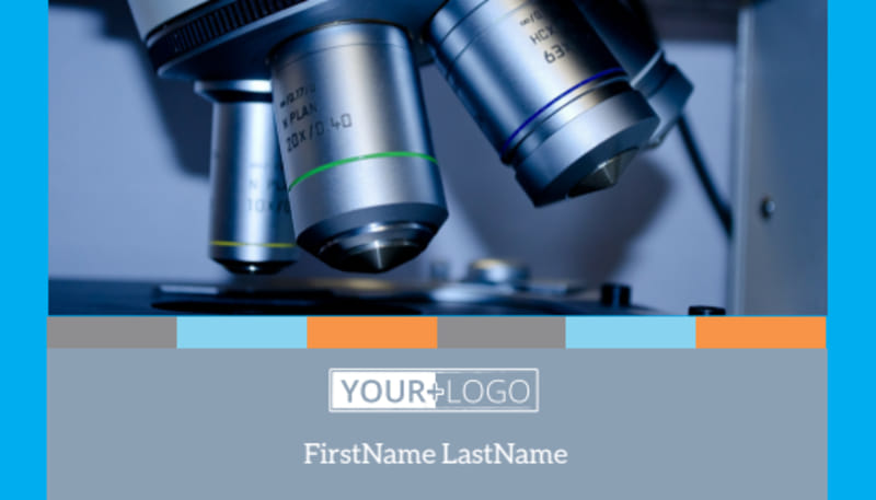 Medical Device Business Card Template