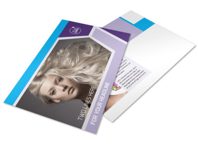 Beauty Spa Postcard Template preview