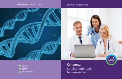 Medical Technology Brochure Template Preview 1
