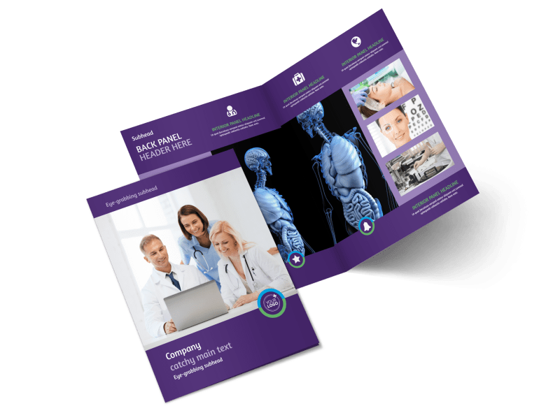 Medical Technology Brochure Template Preview 1