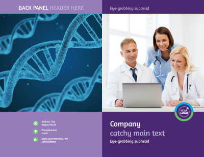 Medical Technology Brochure Template Preview 1