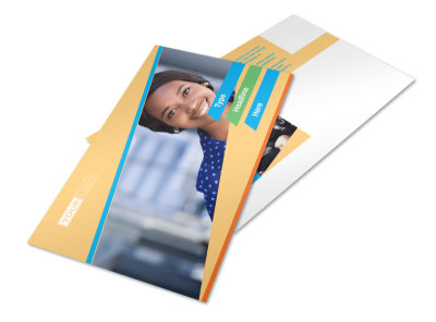 Self Improvement Conference Postcard Template 2 preview