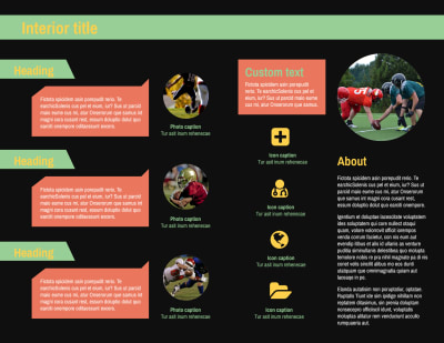 Football Camp Brochure Template Preview 2