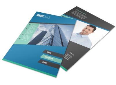 Commercial Real Estate Agents Flyer Template preview