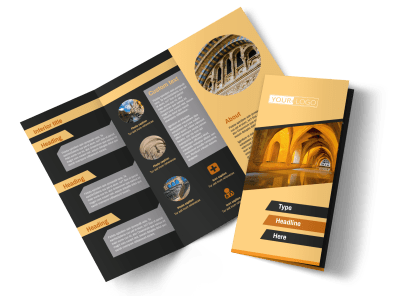 Creative Architecture & Design Tri-Fold Brochure Template