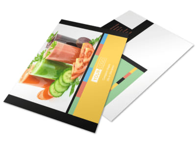 Diet & Nutrition Postcard Template 2 preview