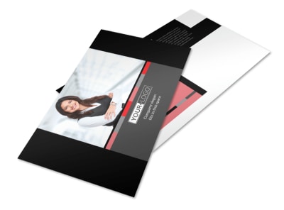 Bookkeeping & Accounting Services Postcard Template preview