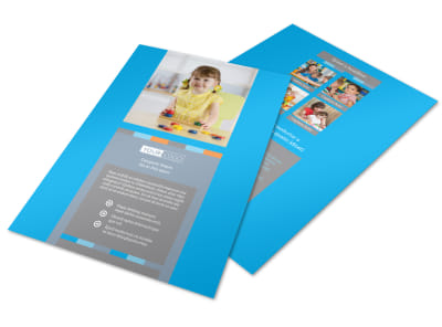 Cognitive Child Development Flyer Template preview