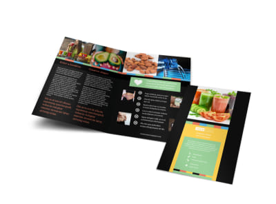 Diet & Nutrition Bi-Fold Brochure Template preview
