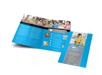 Cognitive Child Development Bi-Fold Brochure Template preview