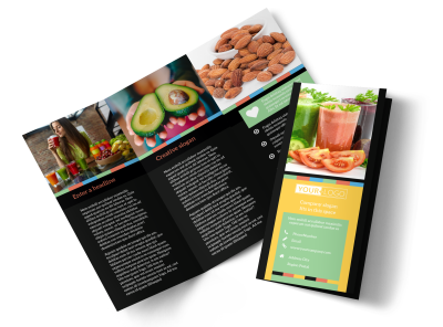 Diet & Nutrition Tri-Fold Brochure Template