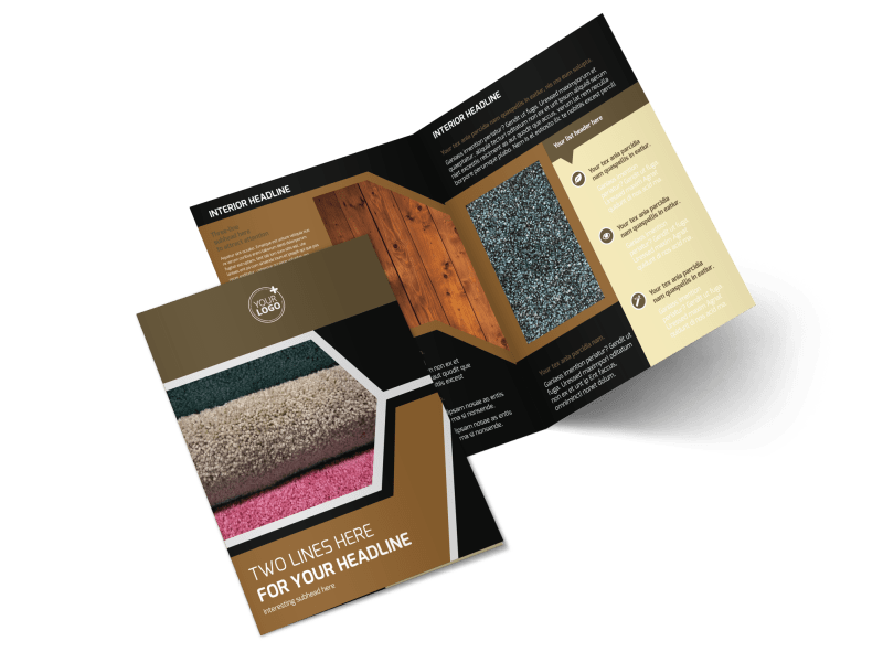 Carpet & Flooring Brochure Template Preview 1