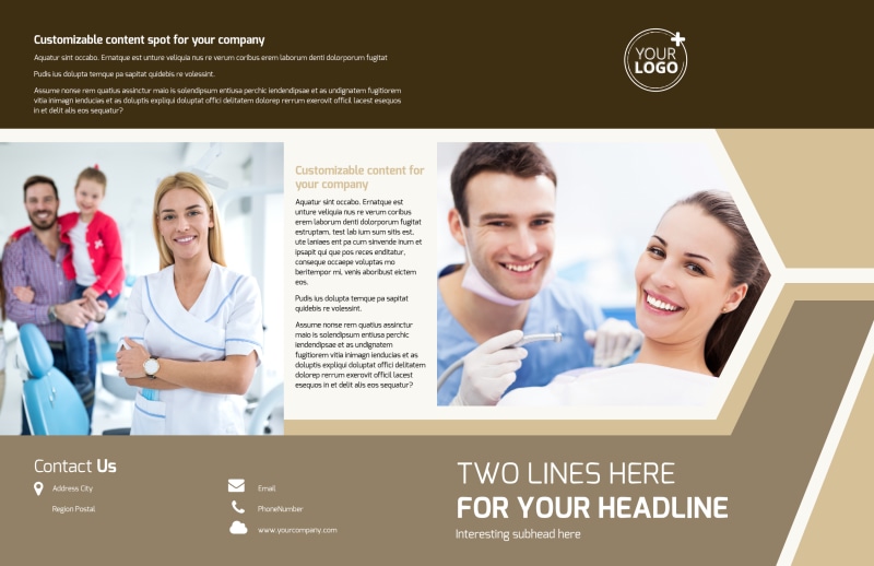 Orthodontist Bi-Fold Brochure Template 2