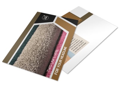 Carpet & Hardwood Flooring Postcard Template 2 preview