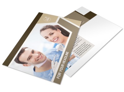 Orthodontist Postcard Template preview