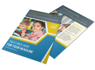 Child Development Flyer Template preview