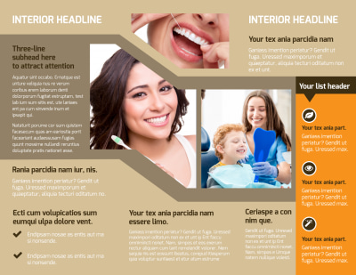 Dental Clinic Brochure Template Preview 2