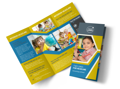 Child Development Tri-Fold Brochure Template