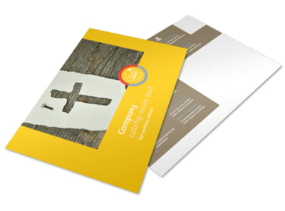 Church Ministry & Youth Group Postcard Template preview