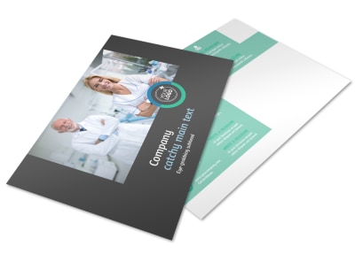 Elite Dental School Postcard Template preview