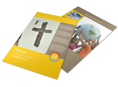 Church Ministry & Youth Group Flyer Template preview