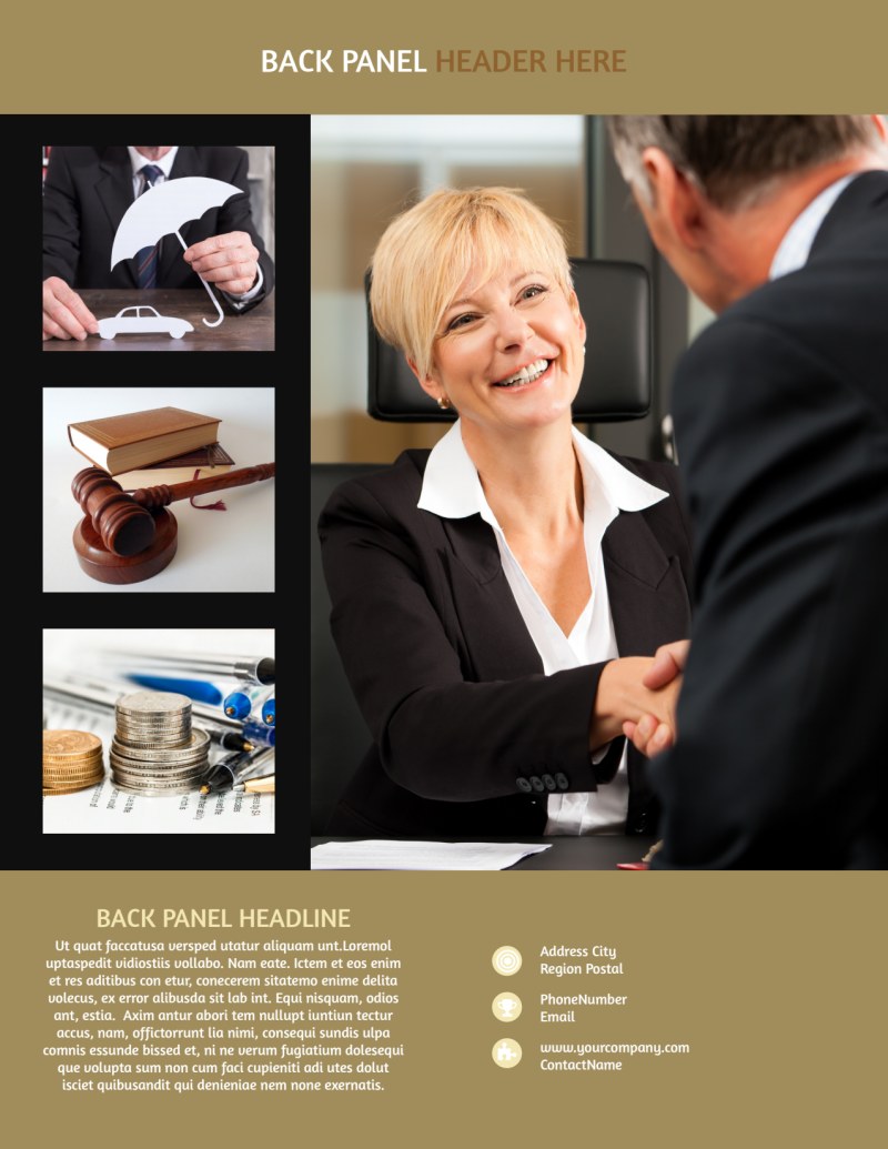 Insurance Defense Law Firm Flyer Template Insurance Defense Law Firm Flyer Template