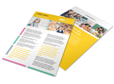 Child Education Flyer Template preview