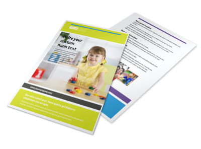 Affordable Daycare Flyer Template 3 preview