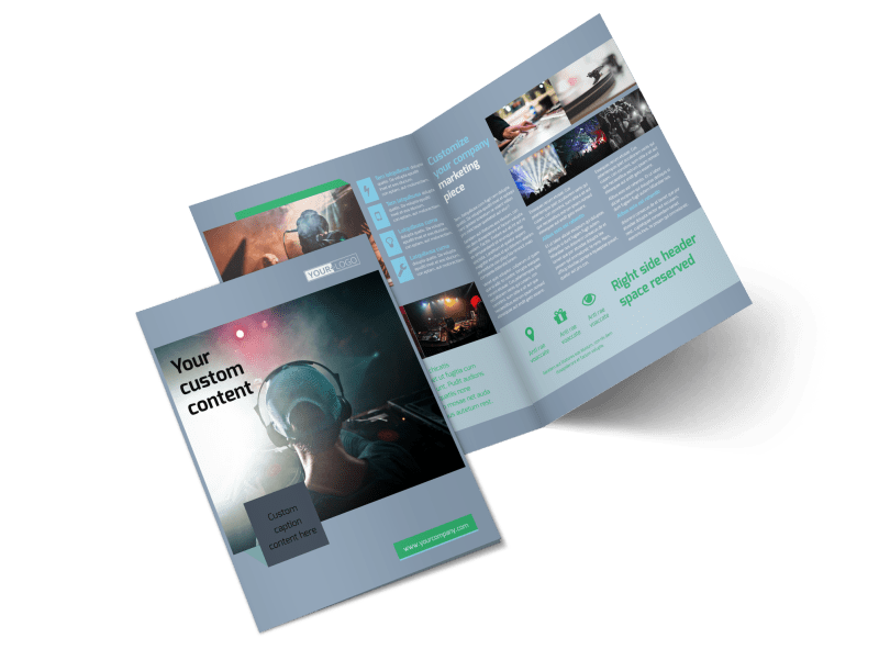 DJ Service Brochure Template Preview 1