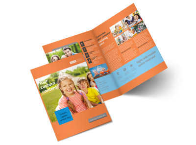 Babysitting Bi-Fold Brochure Template 2 preview