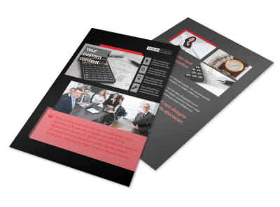 CPA & Tax Accountant Flyer Template 3 preview
