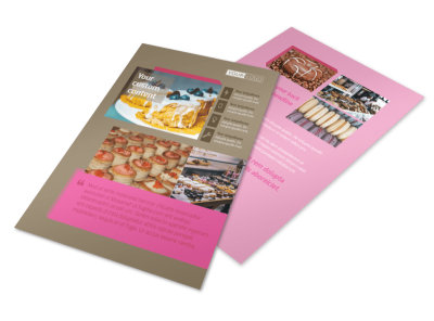 Pastry Catering Flyer Template 3 preview
