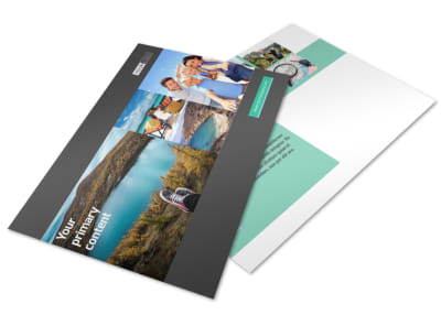 World Travel Agent Postcard Template preview