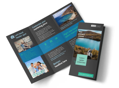 World Travel Agent Tri-Fold Brochure Template preview