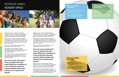 Soccer Camp Brochure Template Preview 2