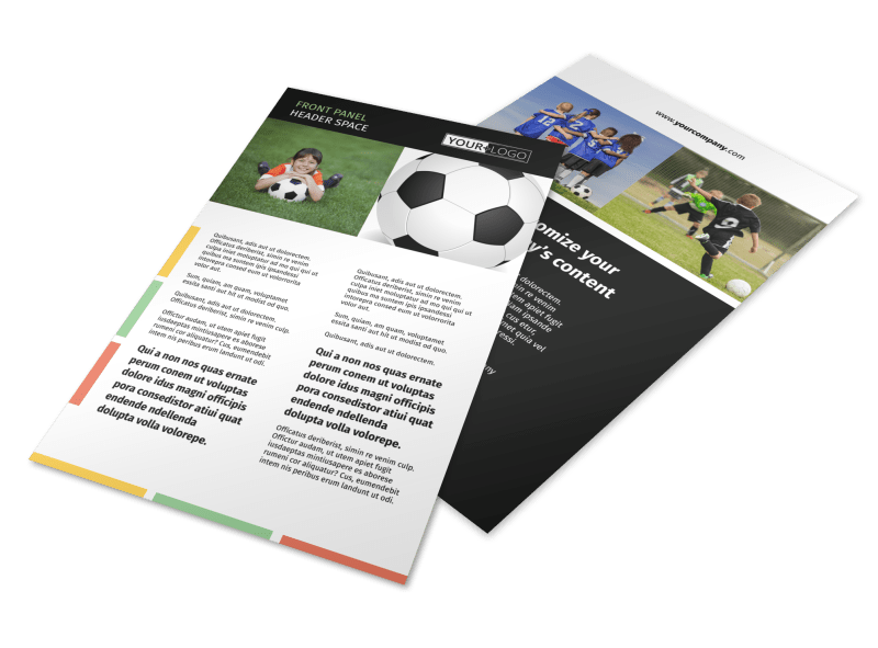 Soccer Camp Flyer Template Preview 1