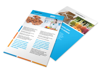 Dietary Guidance Consulting Flyer Template 3 preview