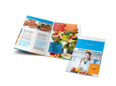 Dietary Guidance Consulting Bi-Fold Brochure Template preview