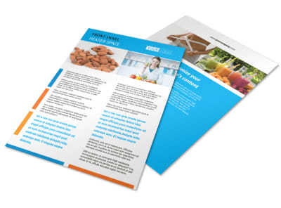 Dietary Guidance Consulting Flyer Template preview