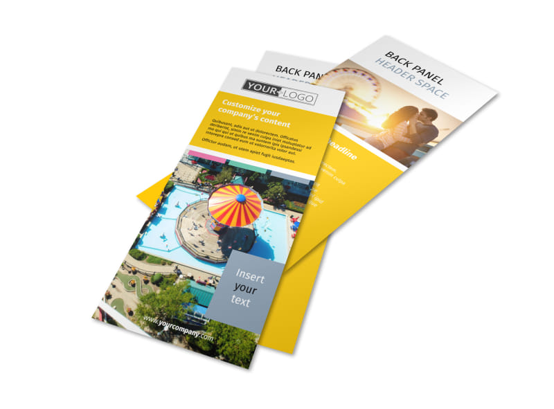 Amusement Park Flyer Template MyCreativeShop
