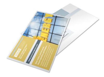 Clean Energy Consultants Postcard Template 2 preview